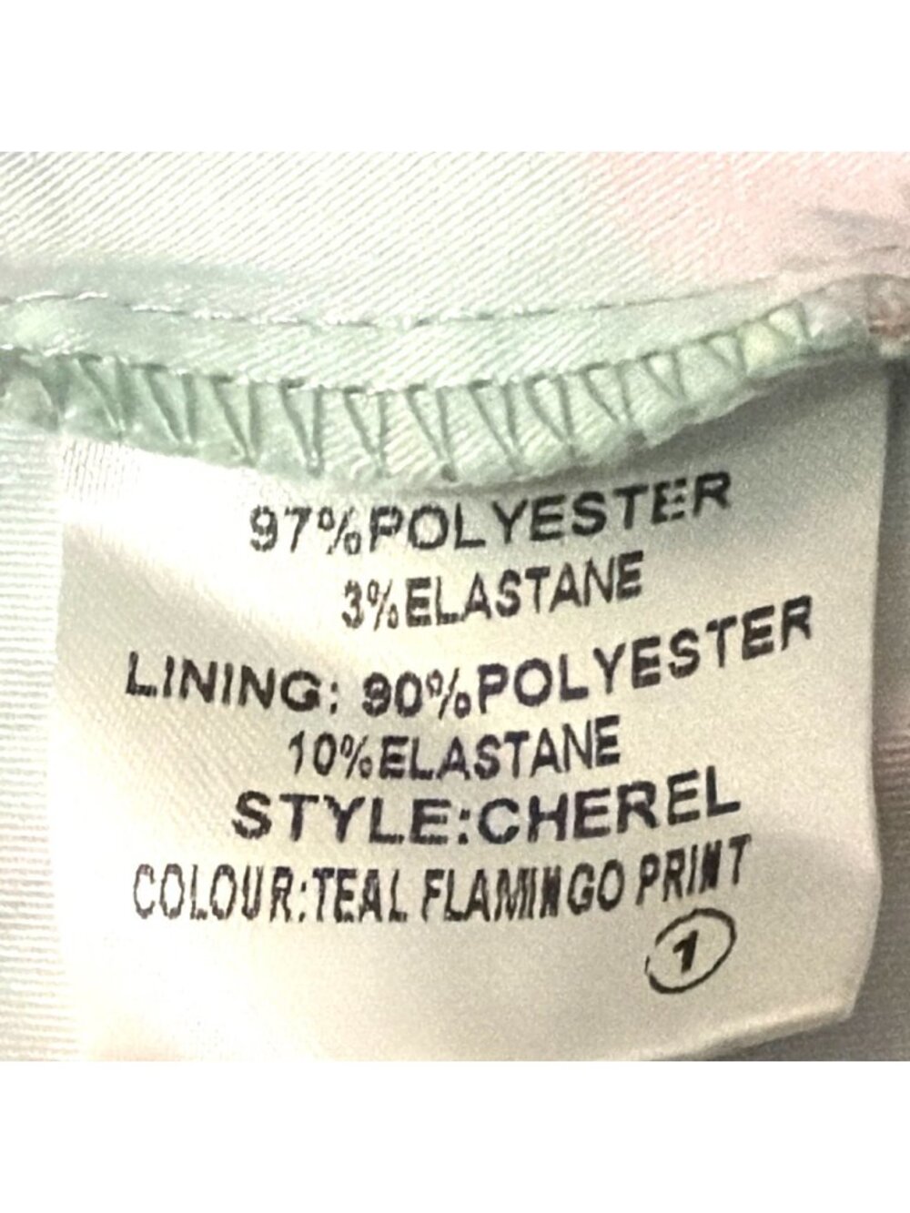 Retro Lindy Bop Teal Flamingo Halter Neck Dress Pink Rockabilly 50’s UK 20 US 16 - Picture 6 of 9